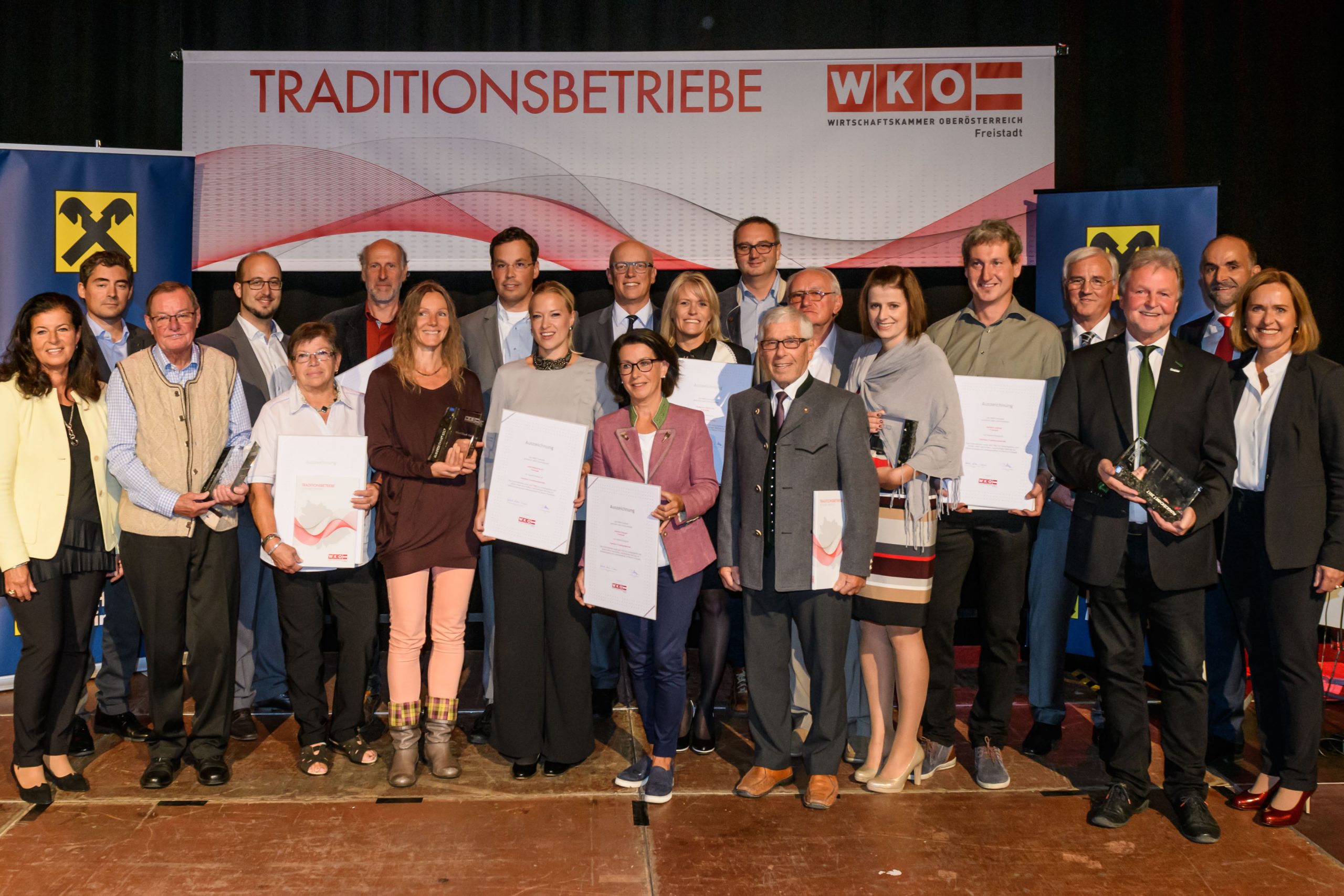 WKO Freistadt zeichnete traditionsreiche Freistädter Familienbetriebe aus