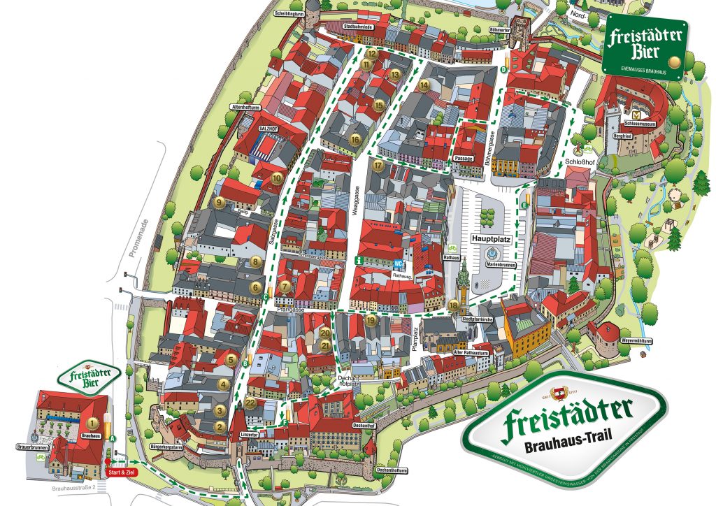 Freistädter Bier Trail Plan