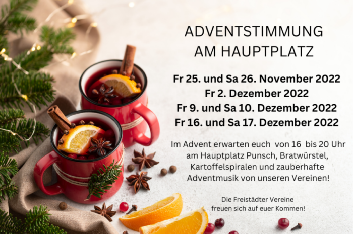 Adventstimmung am Hauptplatz