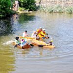 Sautrogregatta 2023 der Pfadfinder am Frauenteich Freistadt