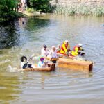 Sautrogregatta 2023 der Pfadfinder am Frauenteich Freistadt