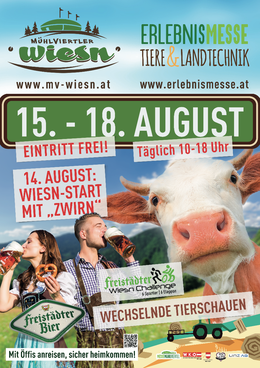 Wiesn & Erlebnismesse Freistadt 15.-18. August 2024