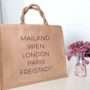 Jute-/Badetasche