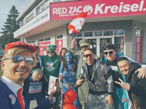 Faschingsdienstag 2025 Freistadt Red Zac Kreisel