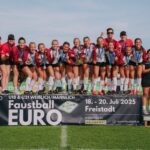 Faustball Euro Siegerehrung