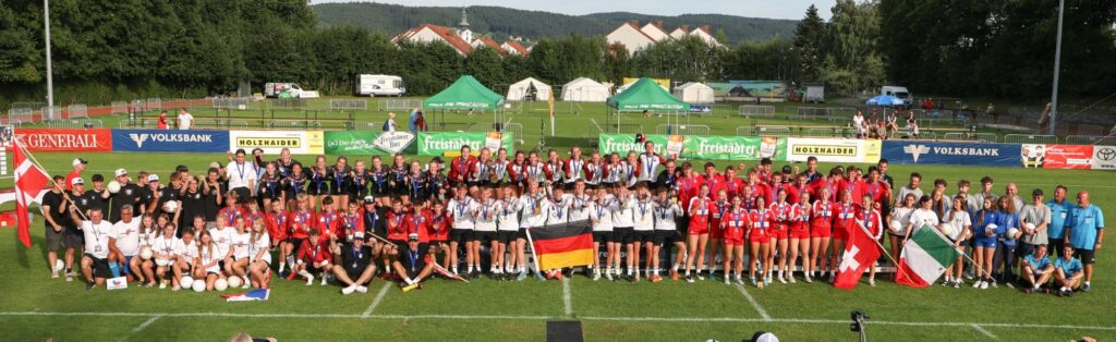 Faustball Euro Siegerehrung