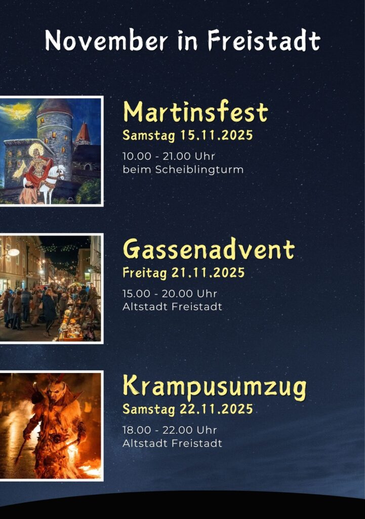 November in Freistadt 2025 Flyer