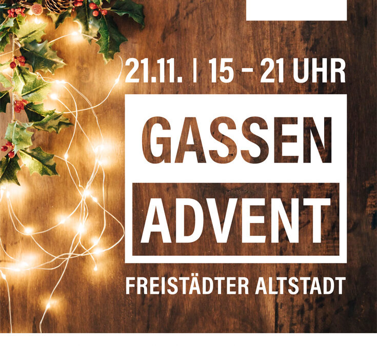 Gassenadvent 2025 bringt Kunst & Kulinarik in Altstadt