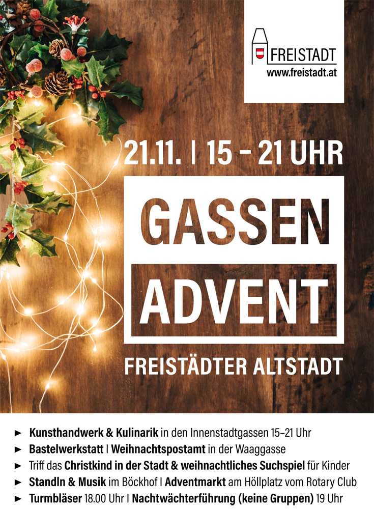 Freistadt Gassenadvent 2025