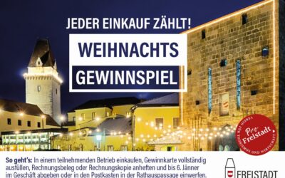 Freistädter Weihnachts-Einkauf-Gewinnspiel