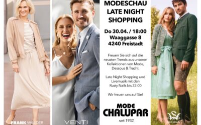 Mode Chalupar Late Night Shopping 2026